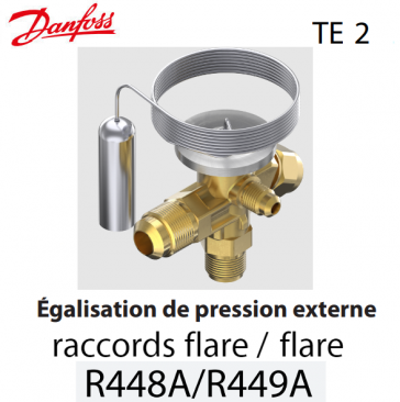 Détendeur thermostatique TE 2 - 068Z3732 - R448A, R449A