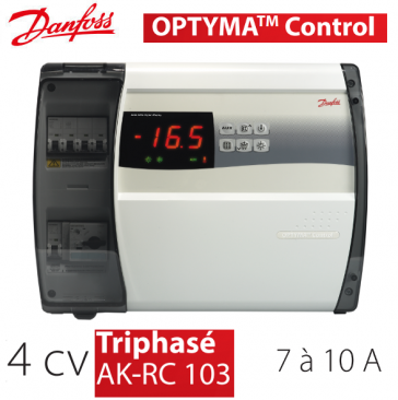 Optyma Control Kühlstellenregler - Dreiphasig 4 PS, 7 bis 10 A - AK-RC103 von Danfoss