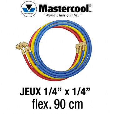 Jeux de flexibles 1/4” x 1/4”- 90 Cm Mastercool
