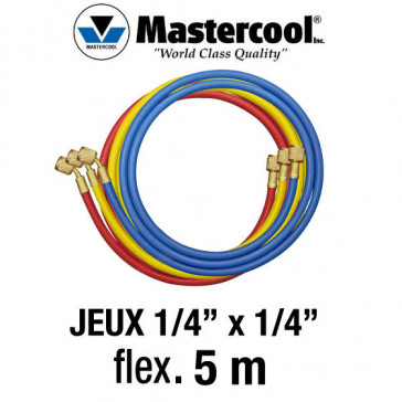 Jeux de flexibles 1/4” x 1/4”- 5 M Mastercool