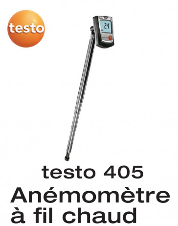 Testo 405 - Thermo-anémomètre en format de poche 