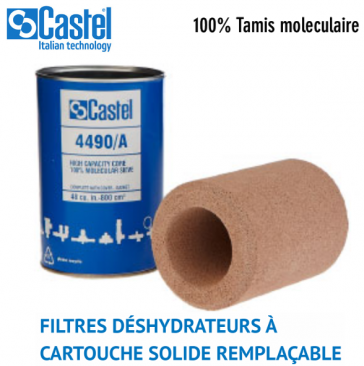 Filtre déshydrateur à cartouche solide remplaçable 4490/A