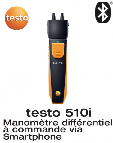 Testo 510 i - manomètre différentiel avec commande Smartphone