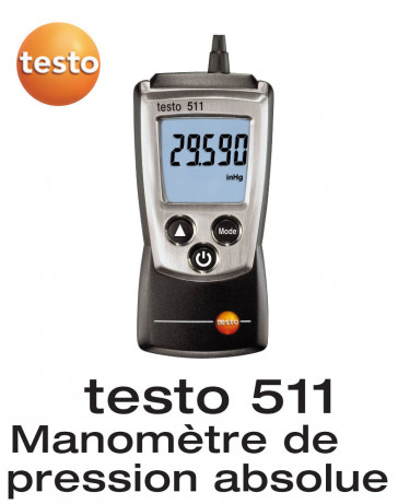 Testo 511 - Manomètre de pression absolue en format de poche