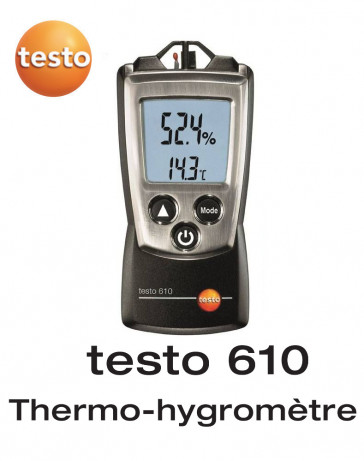 Testo 610 - Thermo-Hygrometer im Taschenformat