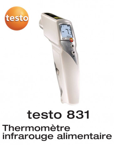 Testo 831 - Thermomètre infrarouge sans contact pour mesure à distance