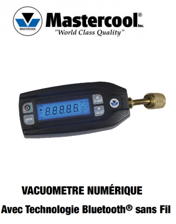 Digitale vacuümmeter met Bluetooth® draadloze technologie van Mastercool 