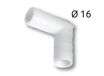 Courbe 90° pour Tube d'évacuation de condensats Ø 16 mm