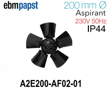 Ventilateur hélicoïde A2E200-AF02-01 de EBM-PAPST 