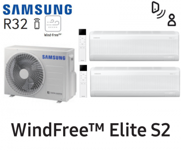 Samsung Mural WindFree™ Elite S2 Bi-Split AJ040TXJ2KG + 2 AR70F07CAAWNEU
