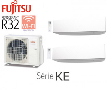 Fujitsu Doppel-Split Wand AOY50M2-KB + 2 ASY25MI-KE