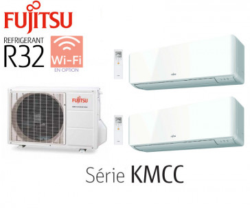 Fujitsu Doppel-Split Wand AOY40M2-KB + 2 ASY20MI-KMCC