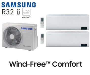 Samsung Wind-Free Comfort Bi-Split AJ040TXJ2KG + 2 AR07TXFCAWKN