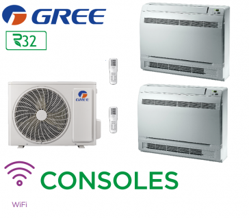 GREE Bi-split CONSOLES FM 24 + 1 FM CNS 9 + 1 FM CNS 12