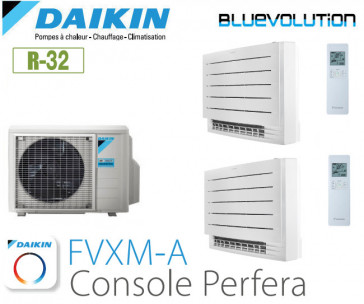 Daikin Console Perfera Bisplit 2MXM40N + 2 CVXM20A- R-32