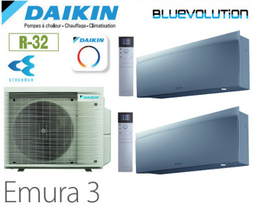 Daikin Emura 3 Bisplit 3MXM52A + 1 FTXJ20AS + 1 FTXJ35AS - R32
