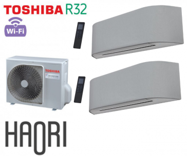 Toshiba HAORI Bi-Split RAS-2M14U2AVG-E + 2 RAS-M07N4KVRG-E
