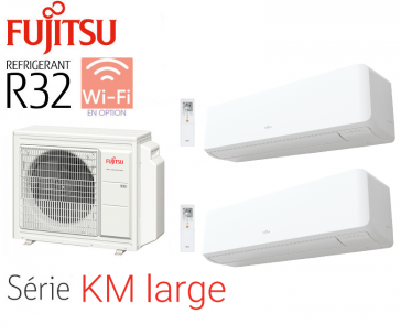 Fujitsu Bi-Split Muraux AOY100M5-KB + 1 ASY50MI-KM + 1 ASY63MI-KM