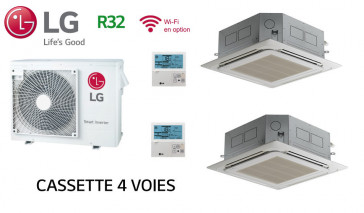 LG Bi-Split Cassette 4 voies MU3R21.U23 + 1 X CT09F.NR0 + 1 X  CT12F.NR0