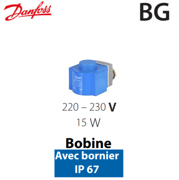 Bobine haute performance BG 018F6801 Danfoss 