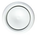 Bouche de soufflage en acier blanc