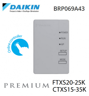 Adaptateur WI-FI pour smartphone BRP069A43 de Daikin 