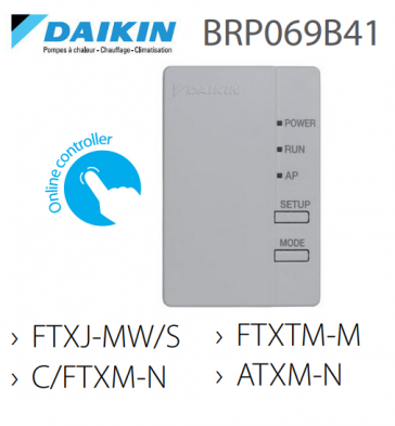 Adaptateur WI-FI pour smartphone BRP069B41 de Daikin 