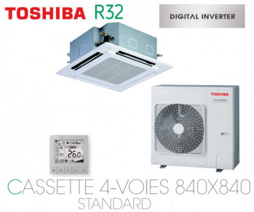 Toshiba Cassette 4-Voies 840X840 STANDARD DI RAV-RM1401UTP-E monophasé