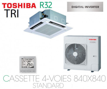 Toshiba Cassette 4-Voies 840X840 STANDARD SDI RAV-RM1401UTP-E triphasé