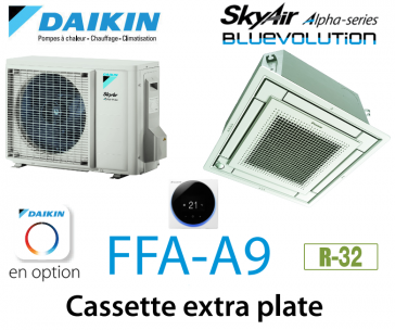 Daikin Cassette 4 voies extra plate Alpha FFA35A9