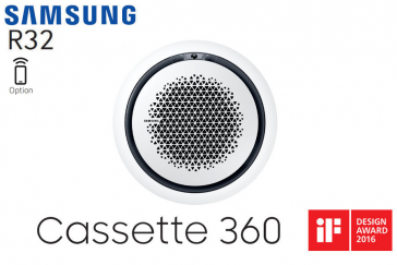 Samsung Cassette 360 AC120RN4PKG monophasé Façade ronde blanche