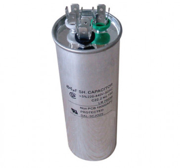 Condensateur permanent CBB65 dual 45+ 5 μF