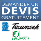 Groupe condensation Tecumseh - L'unité Hérmetique