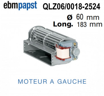 Ventilateur Tangentiel QLZ06/0018-2524 de EBM-PAPST