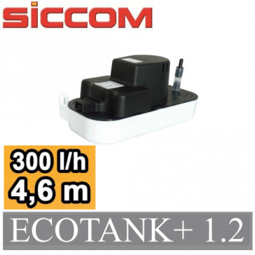 Kreiselpumpe mit Behälter ECOTANK+ 1.2 l von "SICCOM".