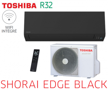 Toshiba Mural SHORAI EDGE BLACK RAS-B07G3KVSGB-E