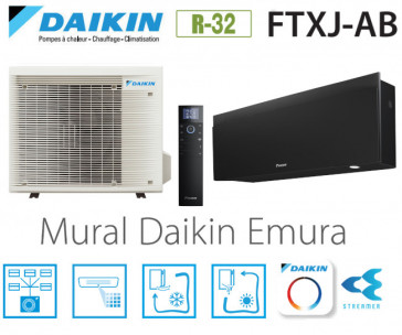 Daikin EMURA FTXJ50AB - R-32 - WIFI inclus