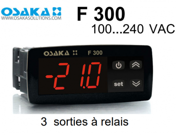 Thermostat numérique de refroidissement F 300 de Osaka en 100...240 VAC
