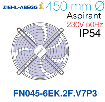 Axiallüfter FN045-6EK.2F.V7P3 von Ziehl-Abegg