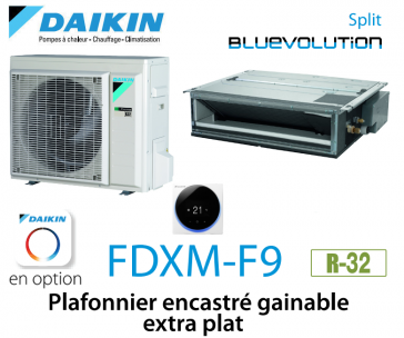 Daikin Plafonnier encastré gainable extra plat FDXM35F9