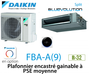 Daikin Plafonnier encastré gainable à PSE moyenne FBA35A9