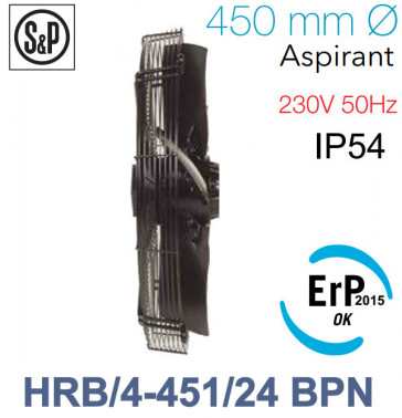 S&P HRB/4-451/24 BPN Asventilator met externe rotor
