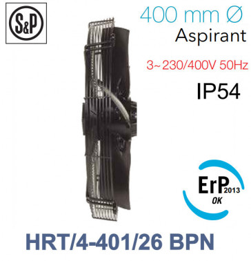 Ventilateur axial de roteur externe HRT/4-401/26 BPN de S&P