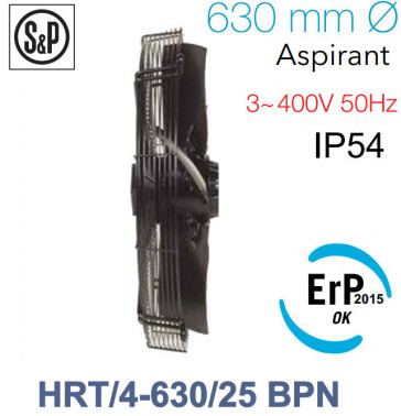 Ventilateur axial de roteur externe HRT/4-630/25 BPN de S&P