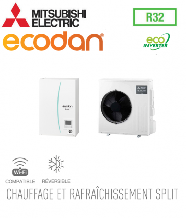 Ecodan 4 Eco Inverter réversible ERSD-VM2D + SUZ-SWM40VA