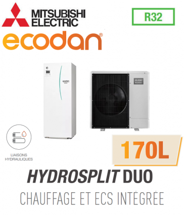 Ecodan HYDROSPLIT DUO 170L R32 EHPT17X-VM2D + PUZ-WM85VAA EINZELHEIZER