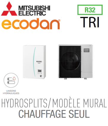 Ecodan CHAUFFAGE SEUL HYDROSPLIT MURAL R32 EHPX-VM2D + PUZ-WM112YAA