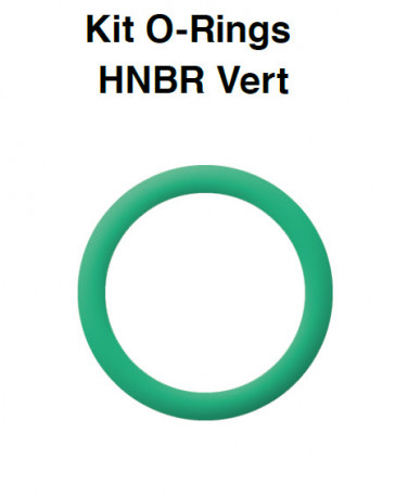 Kit de 360 O-Rings en HNBR Vert