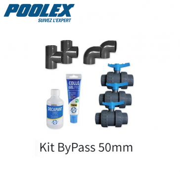 ByPass 50mm kit voor Poolex warmtepomp