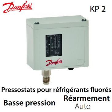 Pressostat simple automatique BP - 060-112066 - Danfoss 